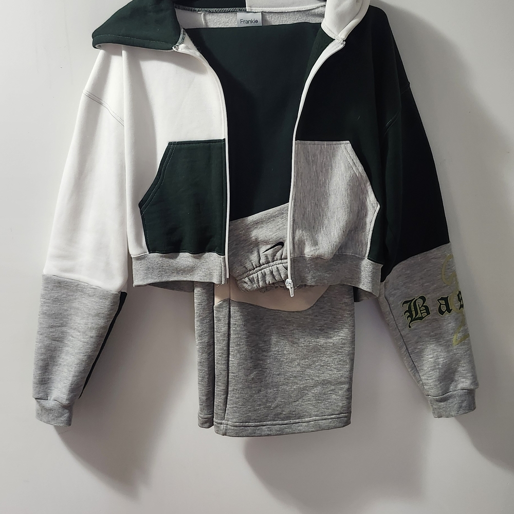 Colorblock Hoodie and Jogger Set